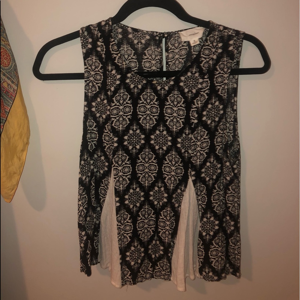 Float high neck blouse